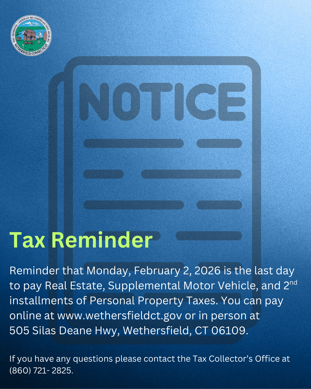 Tax Notice