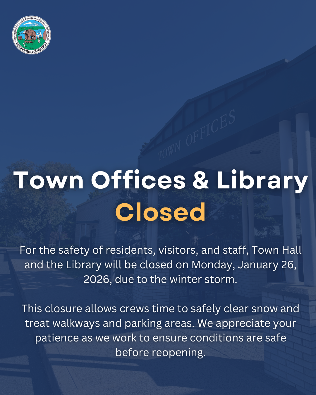 Social media announcement  