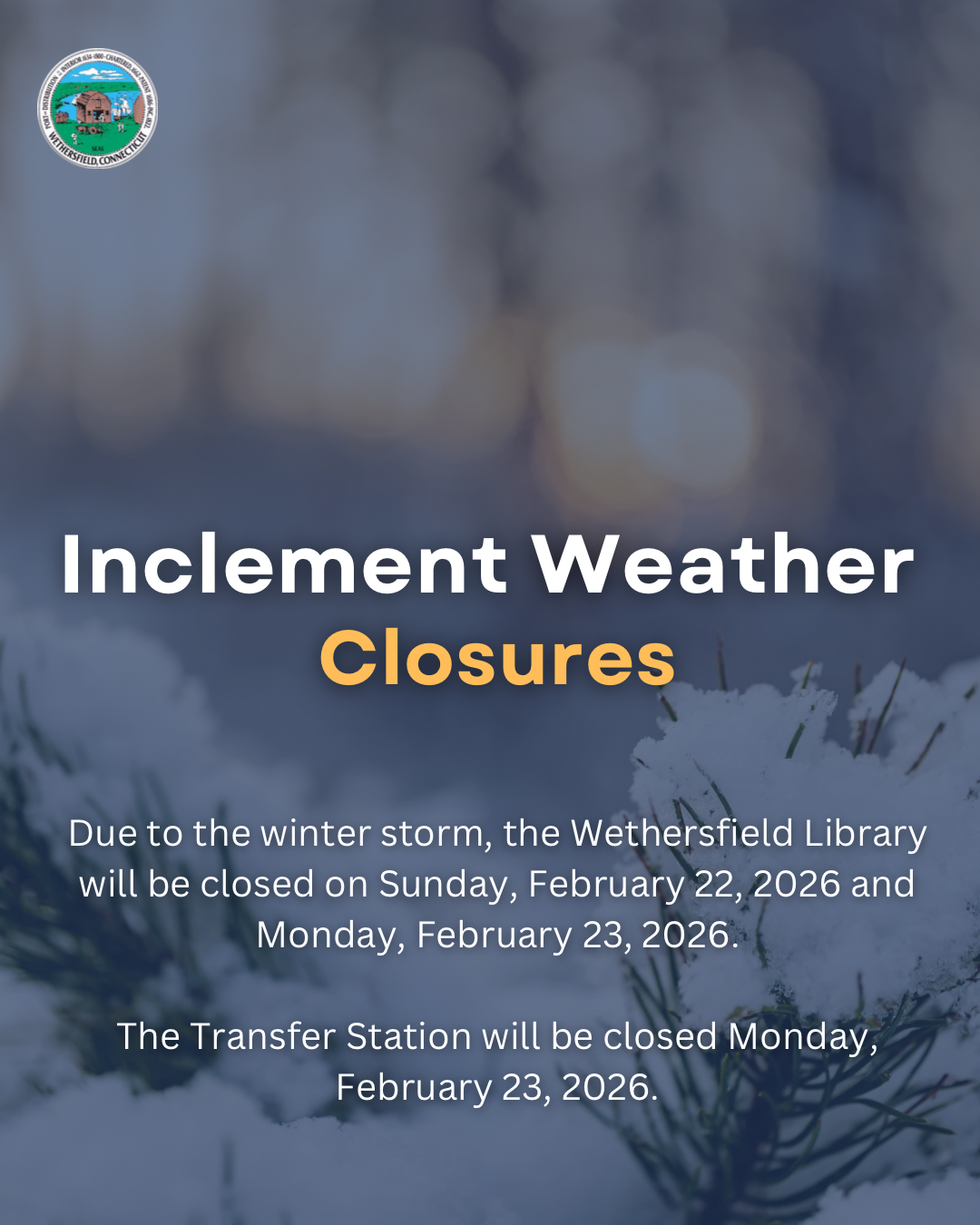 Social media announcement