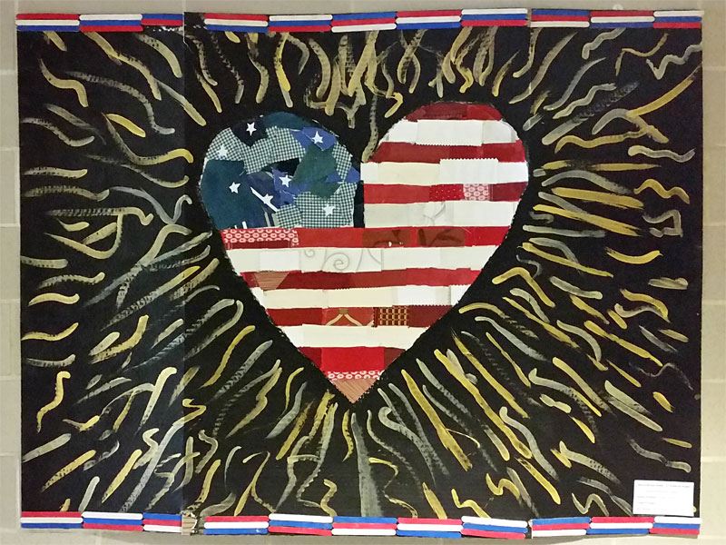 Hanmer Elementary School sixth grade artwork