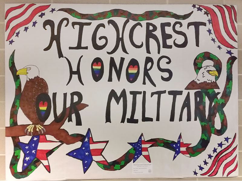 Highcrest honors our military 