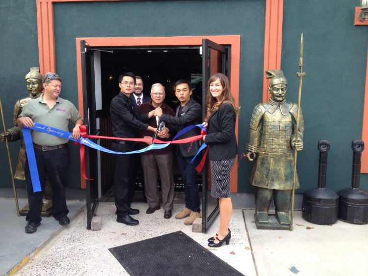 Ribbon cutting