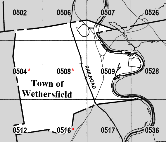 Map panel index for Wethersfield